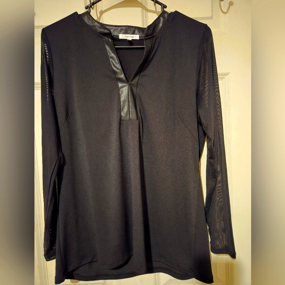 Mesh sleeve top